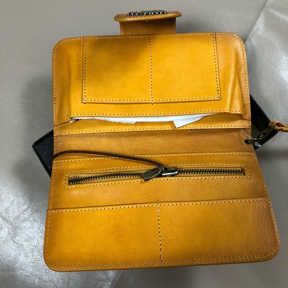 NWT Pratesi Firenze Wallet Leather COGNAC - Picture 3 of 8